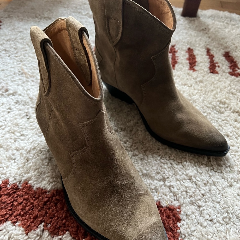 Isabel Marant DEWINA LEATHER ANKLE BOOTS